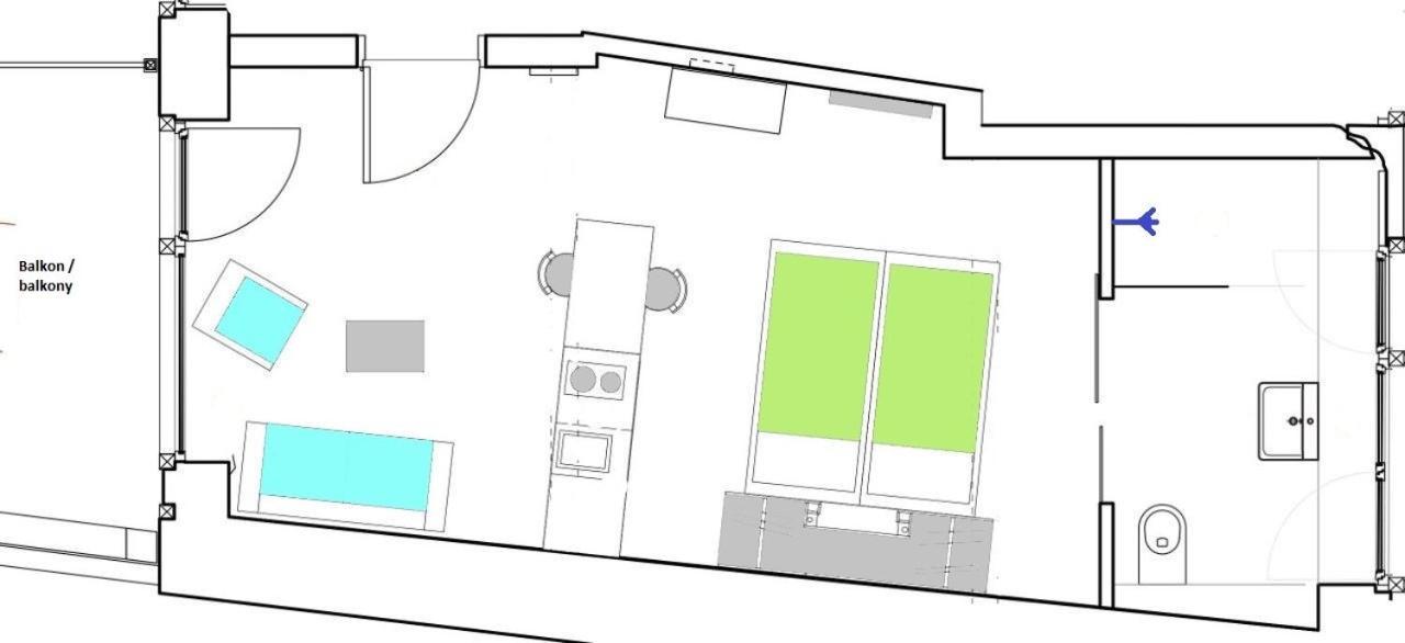 1463 Apartmenthaus Karlsruhe Kültér fotó
