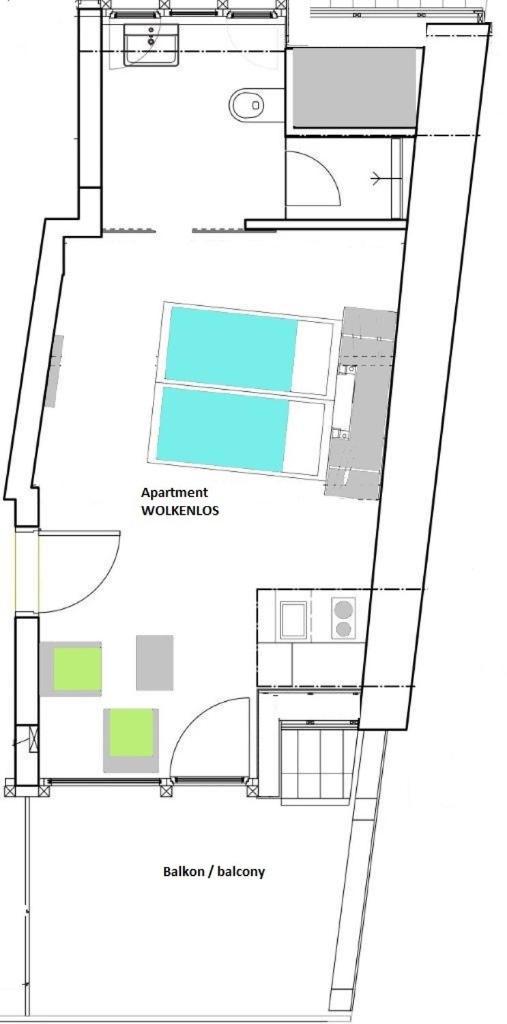 1463 Apartmenthaus Karlsruhe Kültér fotó
